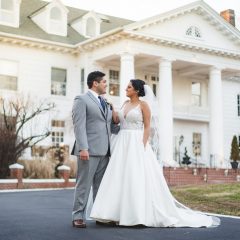 manor weddings westchester new york bridal suite grooms suite winter wedding winter wonderland indoor ceremony ballroom